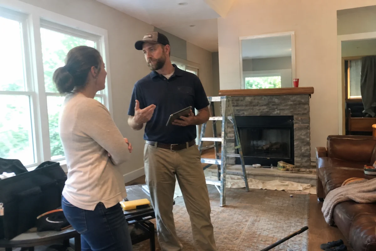 Compassionate conversation with family about process